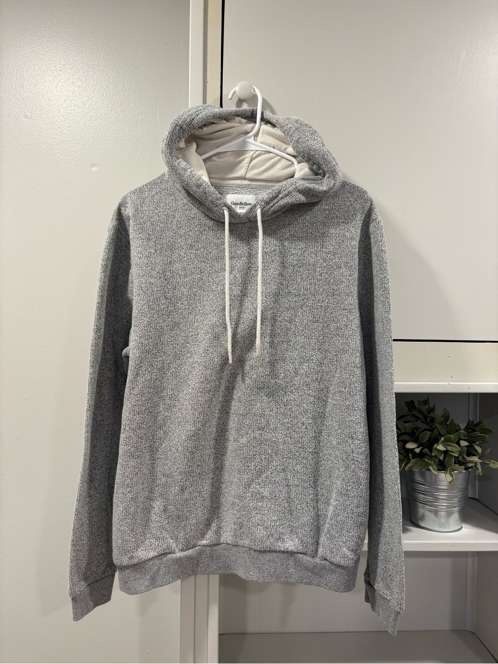 Goodfellow & Co Gray Hooded Pullover Sweatshirt